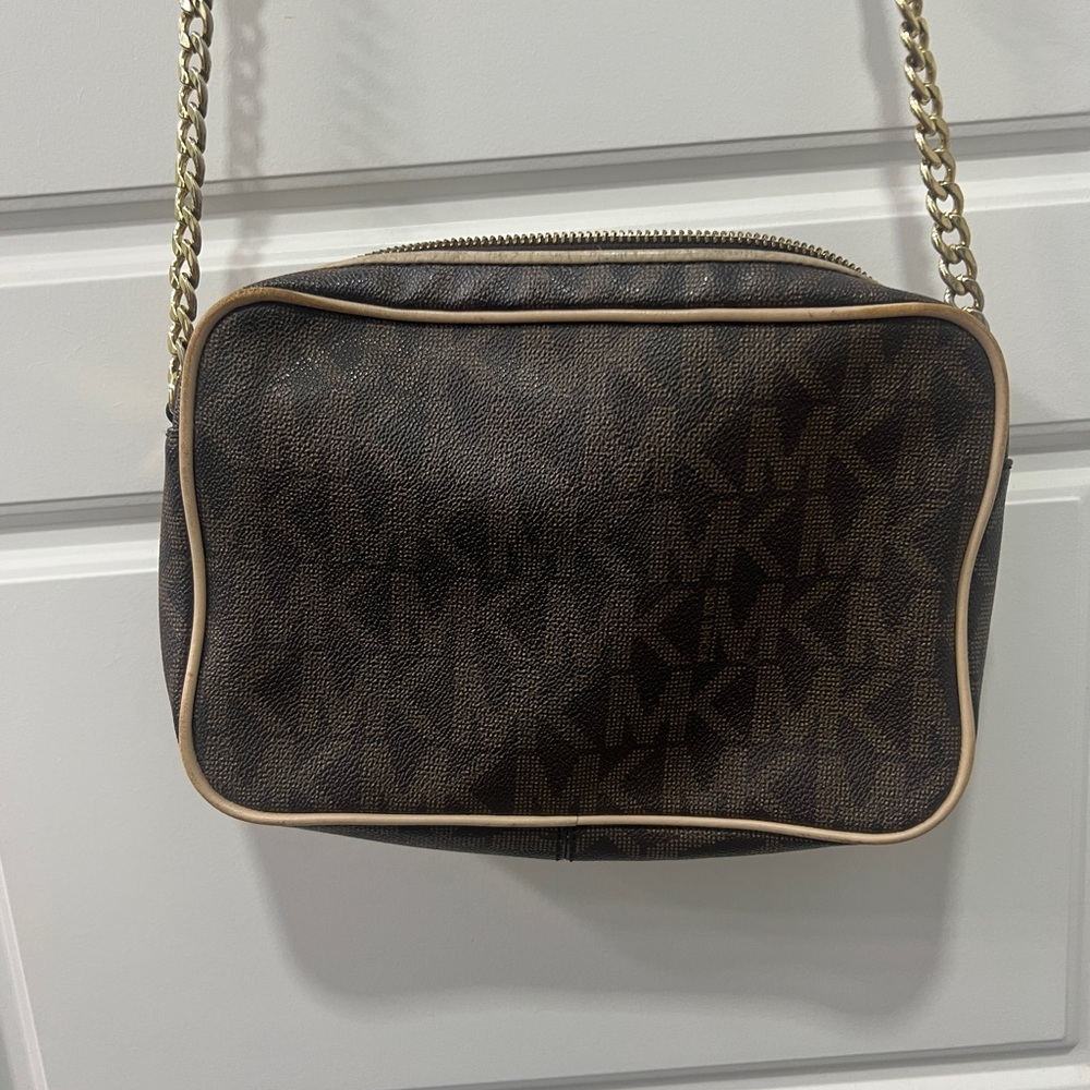Michael Kors Monogram Shoulder Bag - Picture 9 of 9